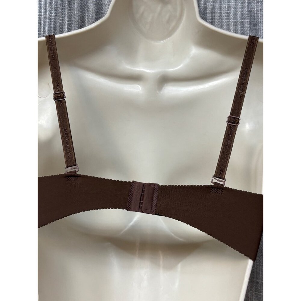 Affinitas Intimates Set of 2 Removable Straps Push-up bras, 34C, striped/brown - Picture 5 of 16